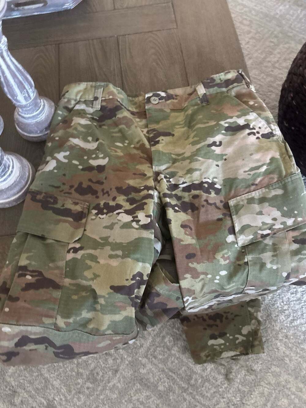 US Army Combat Uniform (ACU) Trousers, OCP Multicam, Insect Shield, Medium Short